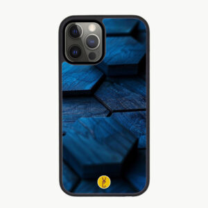 Hexagones 3D Bleus